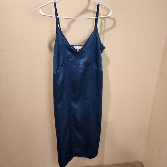 Urban Renewal Green Satin Recycled Cotton Night Gown size S/P - Picture 9 of 13